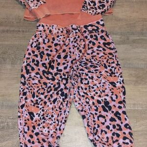 Leopard Print Lounge Set